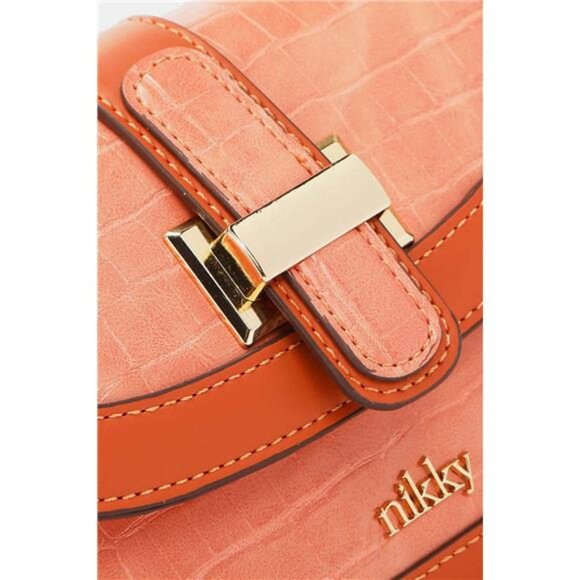 Nicole Lee USA Croc Embossed Crossbody Bag - Picture 8 of 10